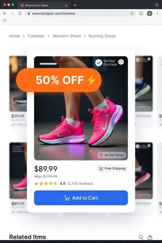 3. The Specific Percentage “OFF” Badge