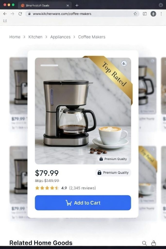 top rated product badge