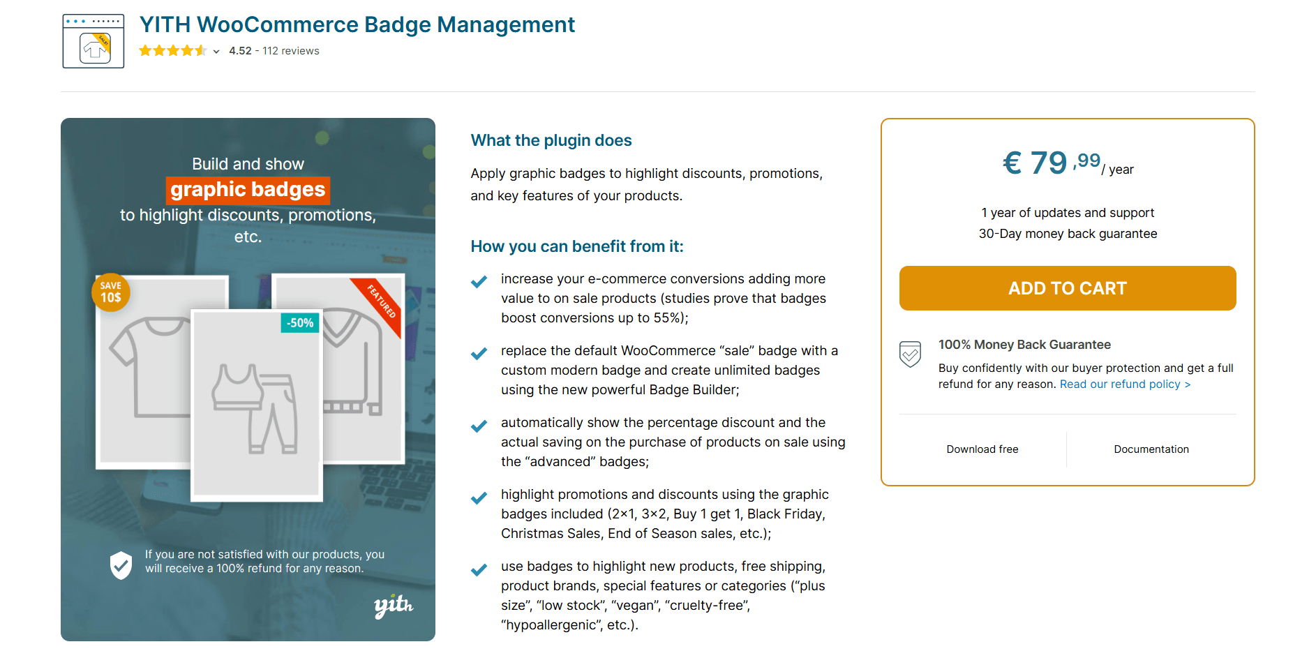 YITH WooCommerce Badge Management: Best for Existing YITH Users