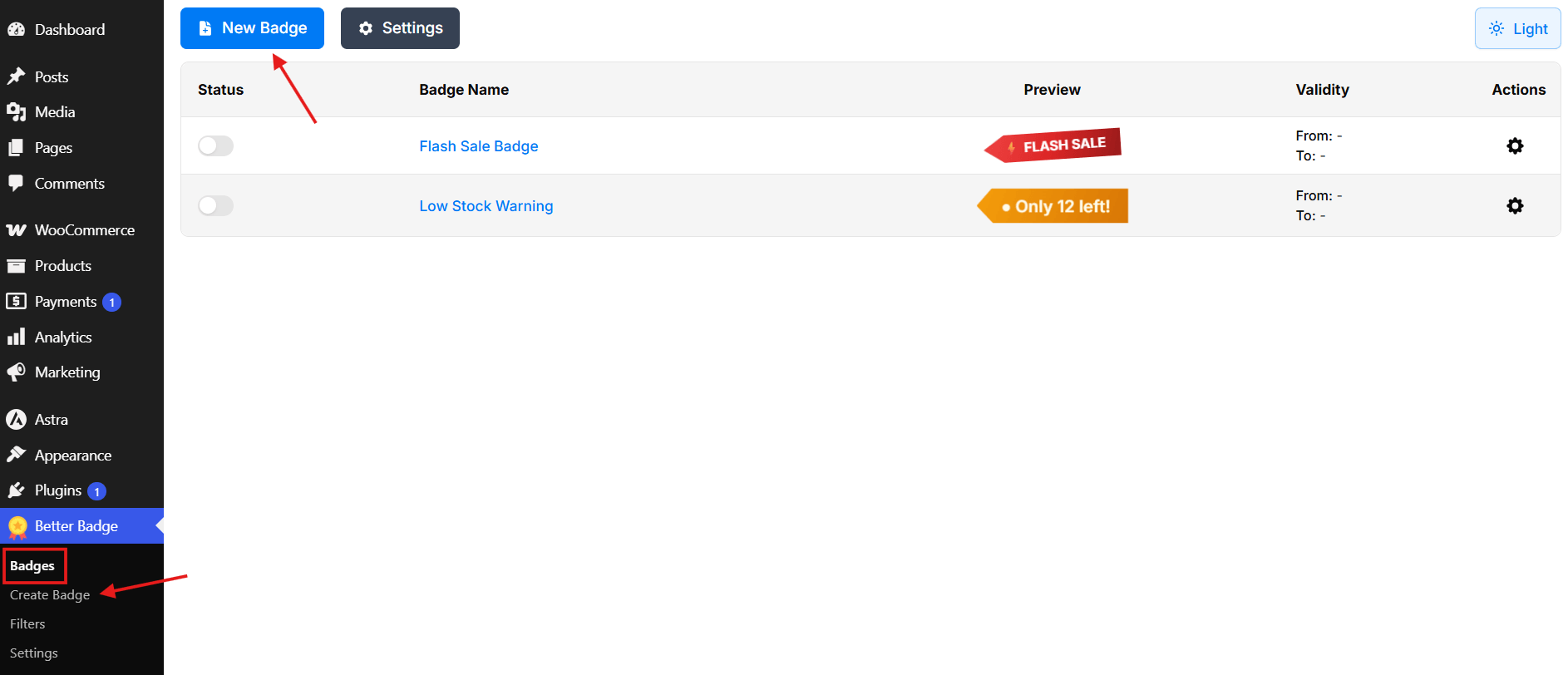 Creating a custom WooCommerce sale badge in Better Badge