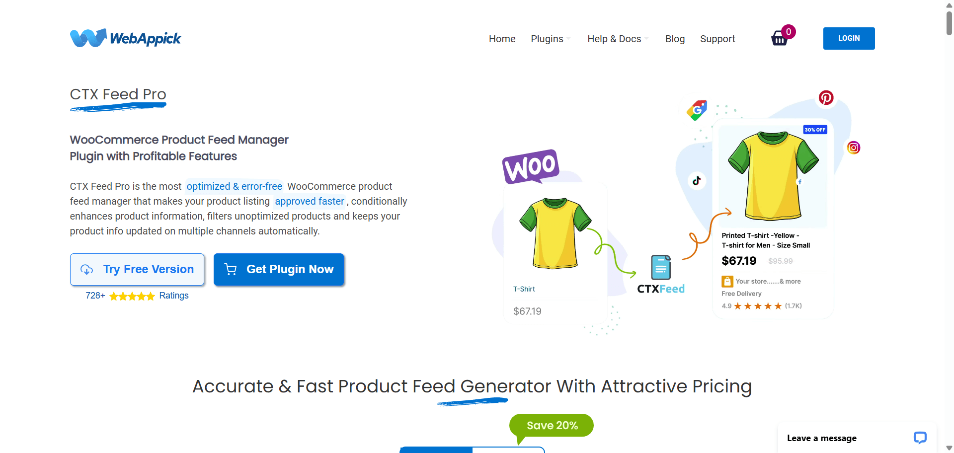 CTXFeed: best product feed plugin for WooCommerce