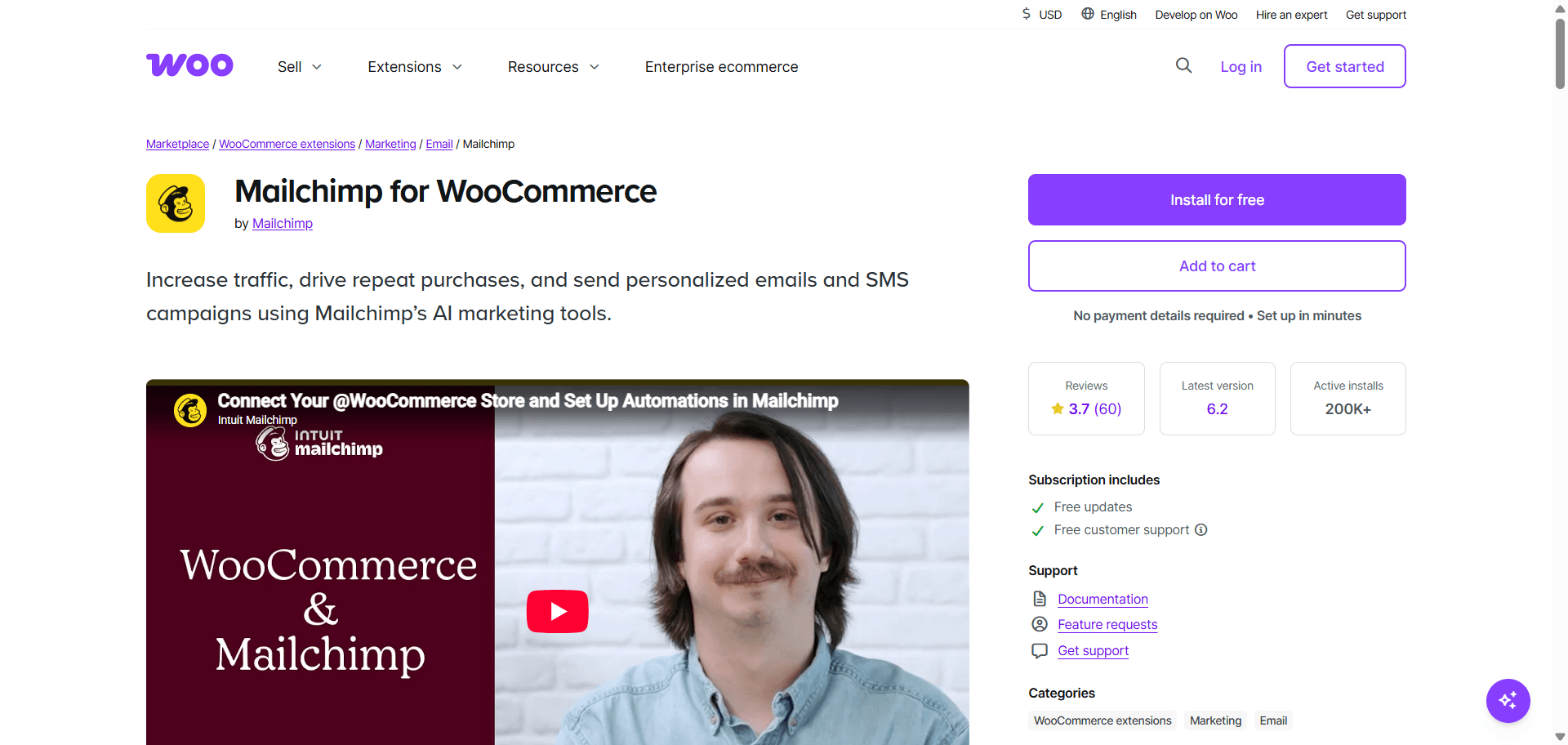 Mailchimp for WooCommerce