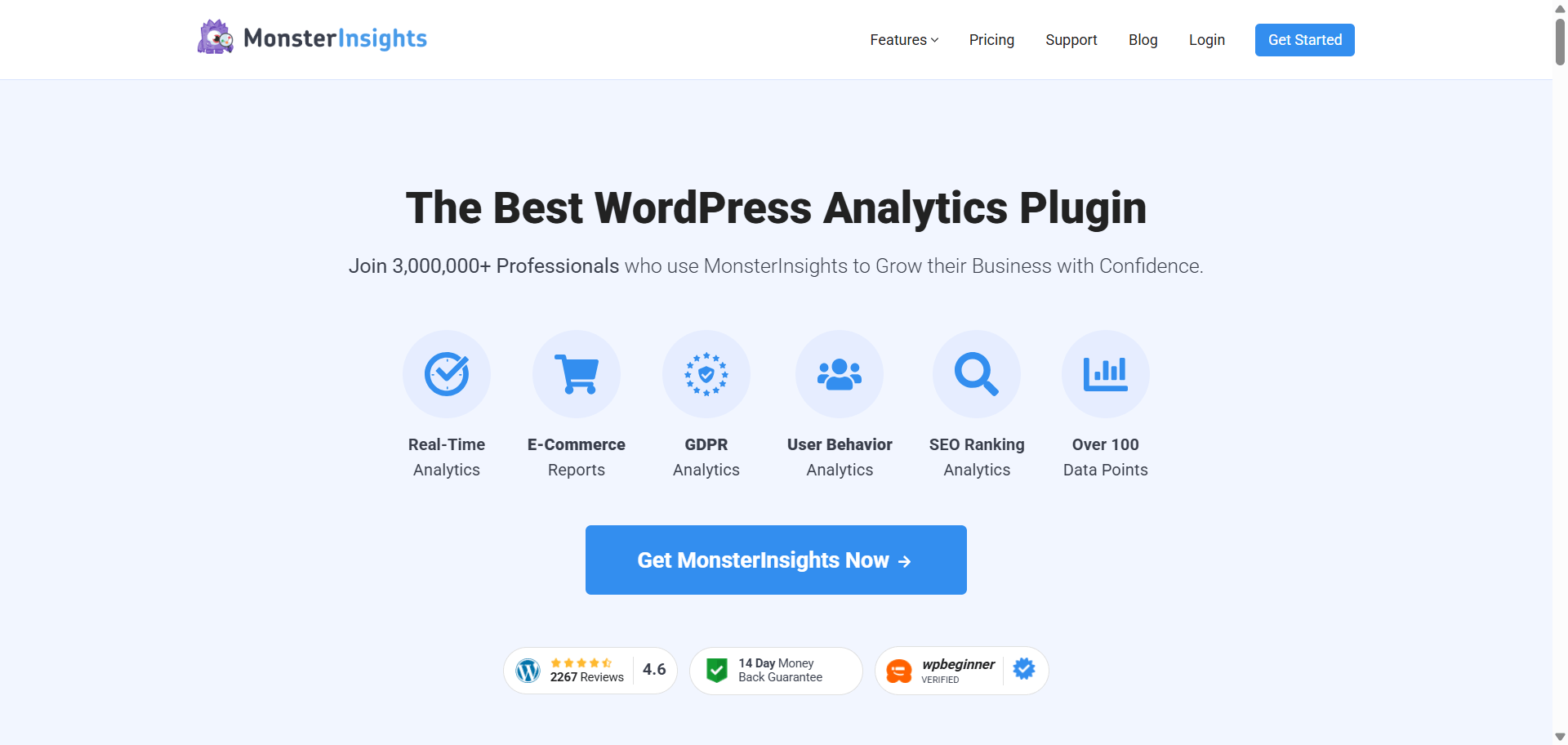 MonsterInsights: best analytics plugin for WooCommerce