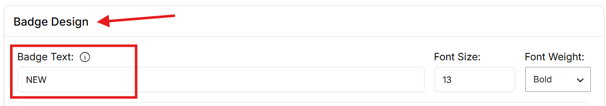 Method 2 Step 4.1 Add dynamic badge text