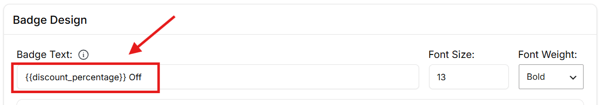 Method 2 Step 4.2 Add dynamic badge text