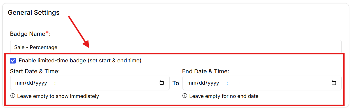 Method 2 Step 7 Schedule the badge if needed